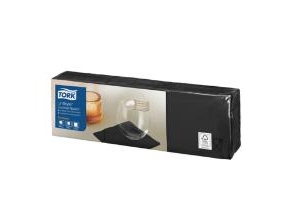 Serviet Tork Cocktail Linstyle L24xb24cm Lag Fsc Sort 100 Stk Krt