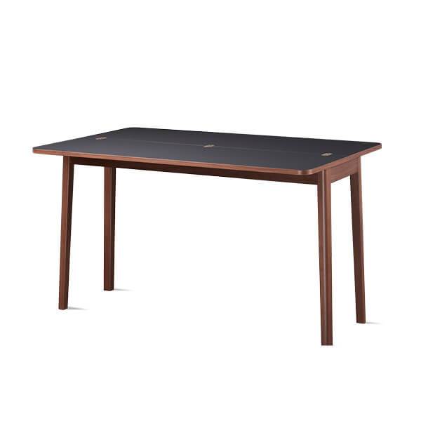 Skovby Sm104 Multibord Foldeplade Valnød Olie Sort Nano Laminat