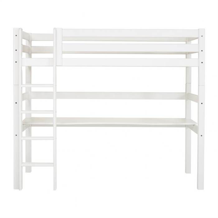 Hoppekids Eco Luxury Højseng Med Stige Bordplade